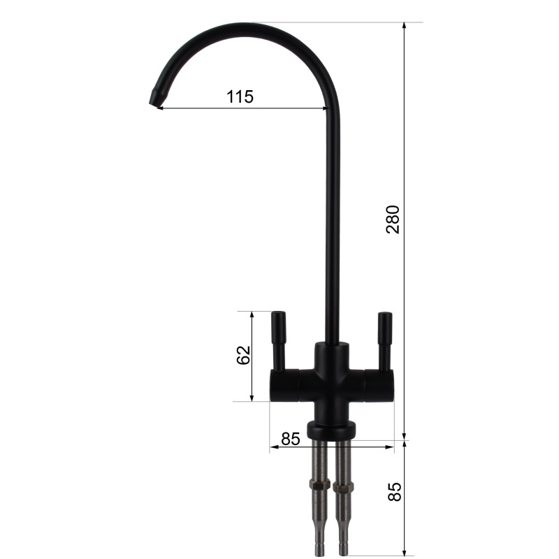 Монокран Globus Lux Lazer GLLR-76A-BB під осмос  