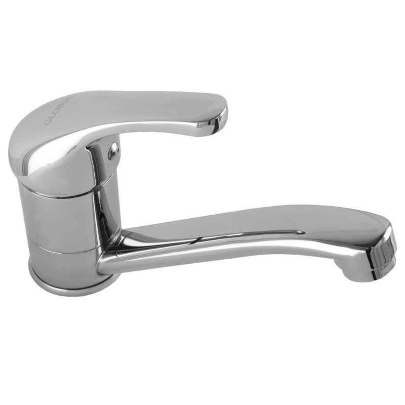 Змішувач для умивальника Globus Lux Solly GLSO-0203М 15см поворотній, латунь 