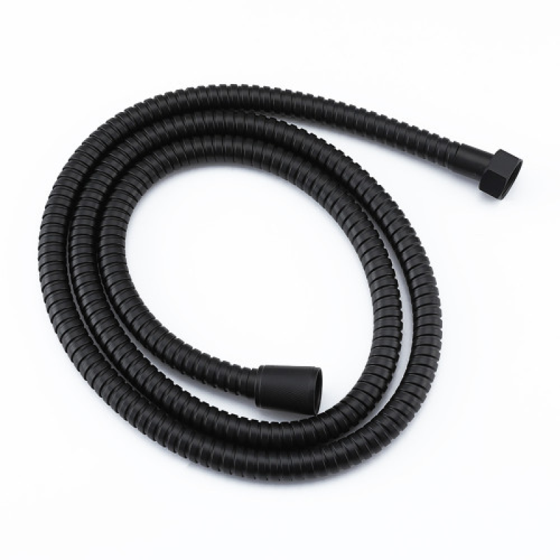 Шланг душовий FRAP F46-6, подвійне обплетення, 1,5 м, чорний 