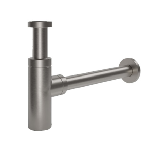  Сифон для раковины FRAP F82-9 под донный клапан, латунь, оружейная сталь. 