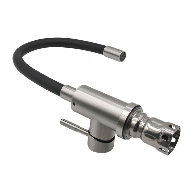 Змішувач для кухні VENTA VA3008E-black із гнучким гусом (картридж 35 мм)