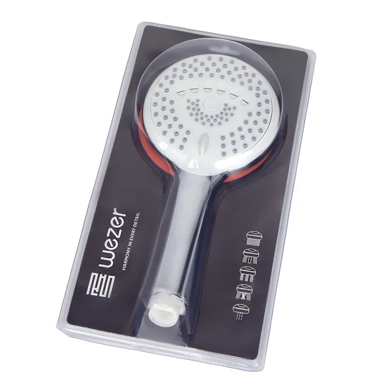 Душова лійка WEZER WKY-39 (5 режимів, хром)