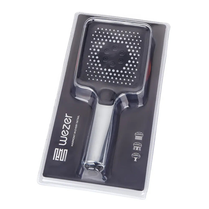 Душова лійка WEZER WKY-40 (3 режими, хром)