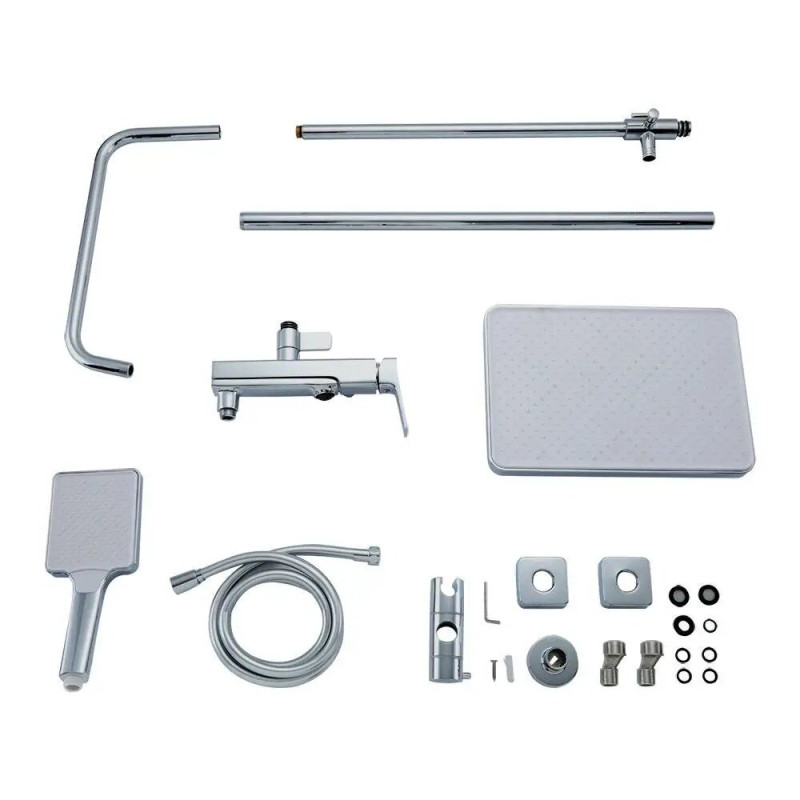 Душова система Frap F2484 (3-функційна, хром)  