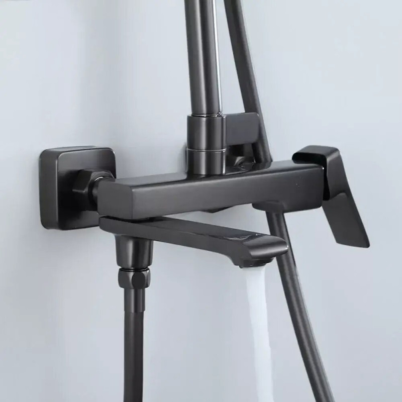 Душова системаа Frap F2484-9 (3-функційна, сіра)