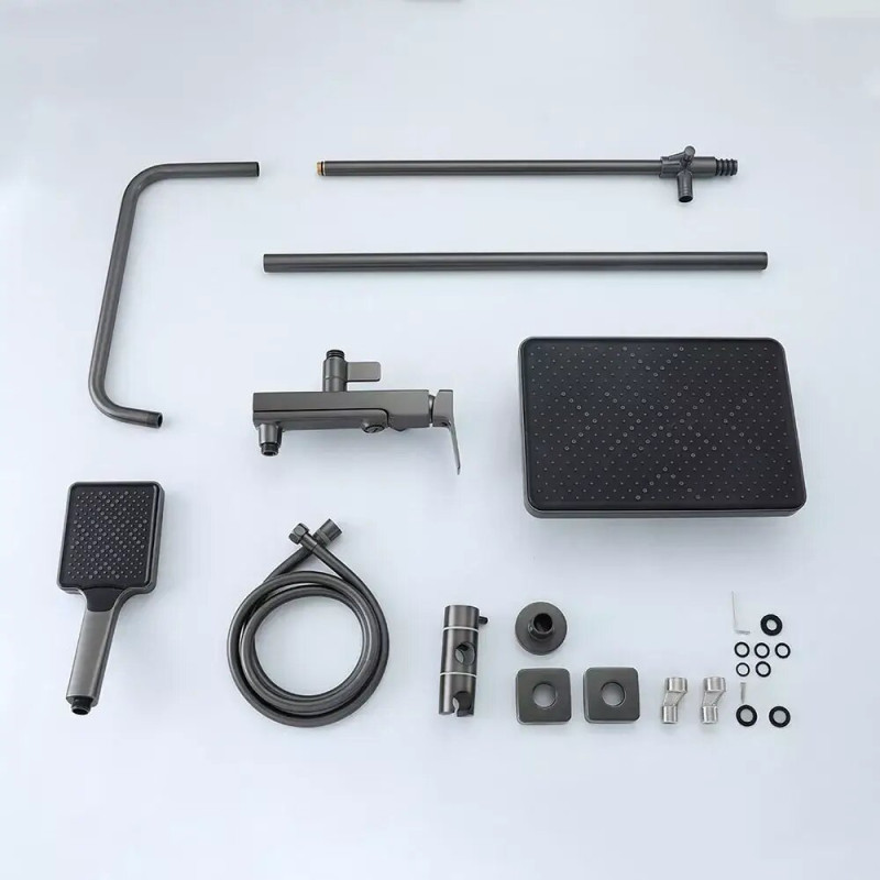 Душова системаа Frap F2484-9 (3-функційна, сіра)