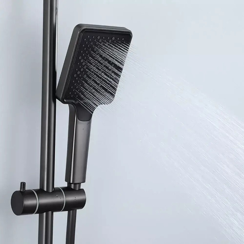 Душова системаа Frap F2484-9 (3-функційна, сіра)