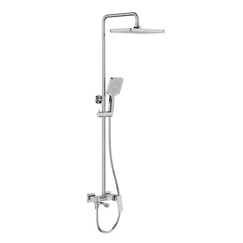 Душова система Frap F2487 (3-функціїна, клавішний перемикач, хром)