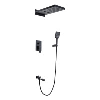 Душова система Gappo G7107-76 (вбудована, 3-функції ,чорний)