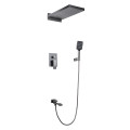 Душевая система Gappo G7107-79 (встроенная, 3-функции, серый)