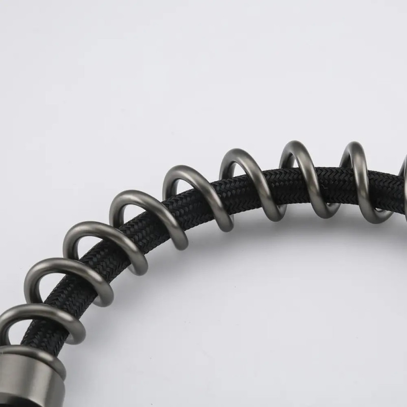 G4398-69 кухня под осмос одновес. выс. силикон. излил лат. шпилька Ø35 (серый Gungrey) {8/1}