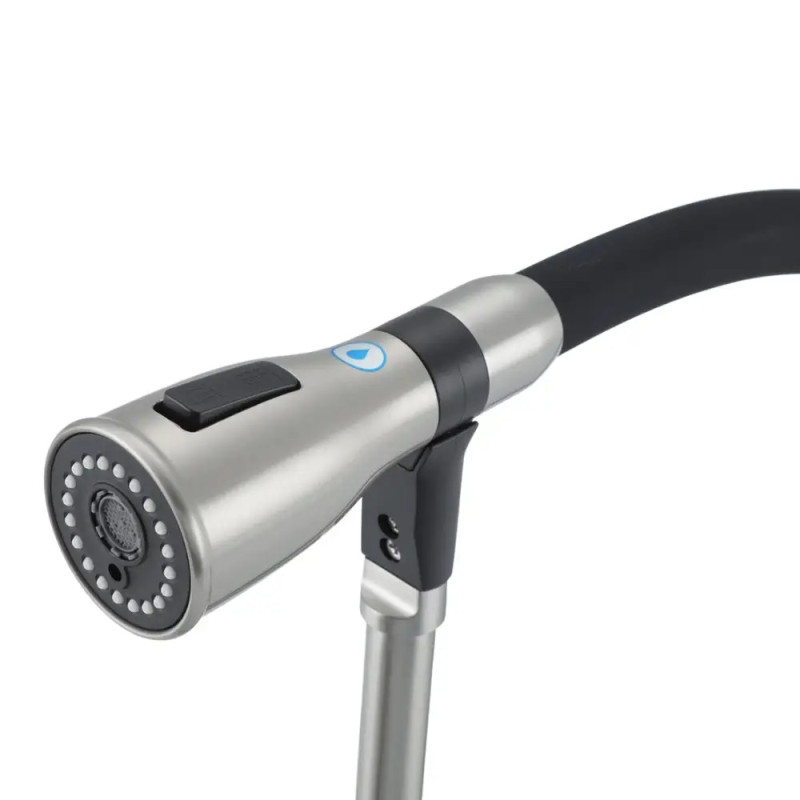 Змішувач для кухні Gappo G4399-75 під осмос, нержавіюча сталь (сатин/чорний)