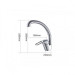 Змішувач для кухні Frap F4103, хром