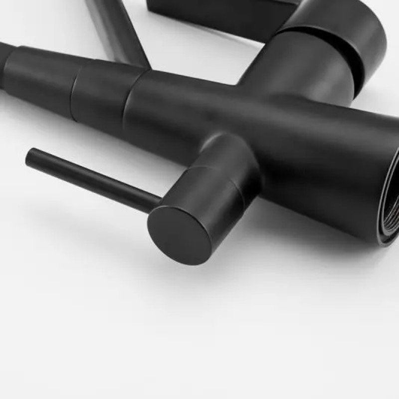 Смеситель для кухни на две воды Frap F4374-15 серый