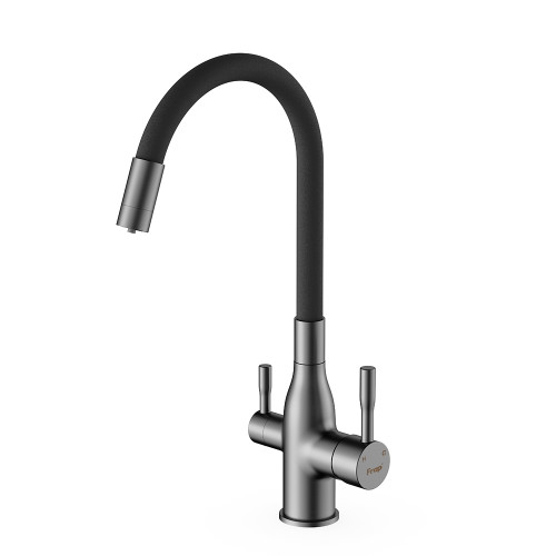 Смеситель для кухни под фильтр Frap F4396-15 с гибким изливом