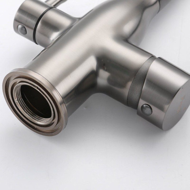 Смеситель для кухни под фильтр Frap F4396-15 с гибким изливом