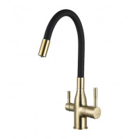Смеситель для кухни под фильтр Frap F4396-3 с гибким изливом