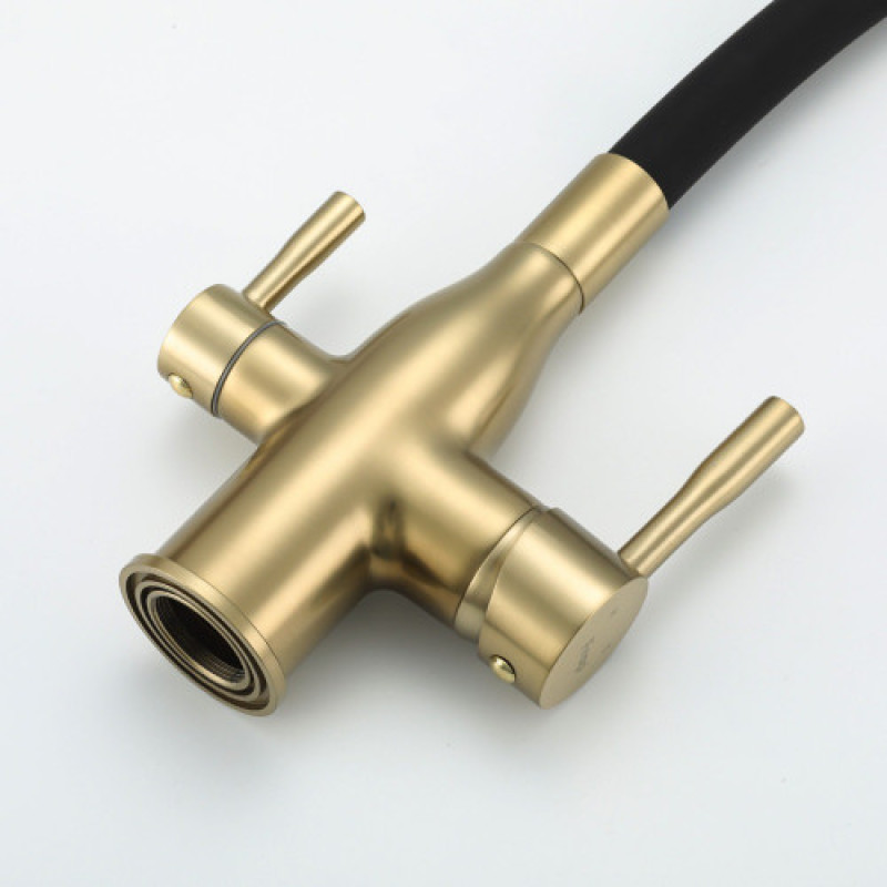 Смеситель для кухни под фильтр Frap F4396-3 с гибким изливом