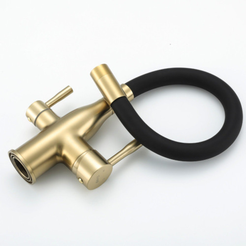 Смеситель для кухни под фильтр Frap F4396-3 с гибким изливом