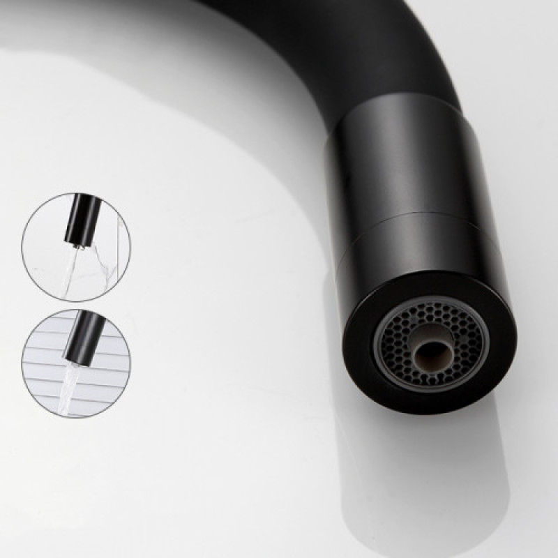 Змішувач для кухні під фільтр Frap F4396-6 з гнучким виливом