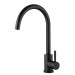Смеситель для кухни WEZER EKO4A-01-BLACK черного цвета