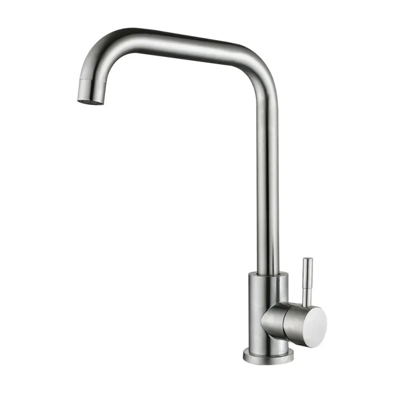 Змішувач для кухні WEZER EKO4B-01 (нержавіюча сталь)