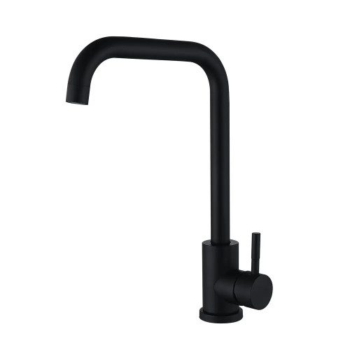 Смеситель для кухни WEZER EKO4B-01-BLACK Г-образный