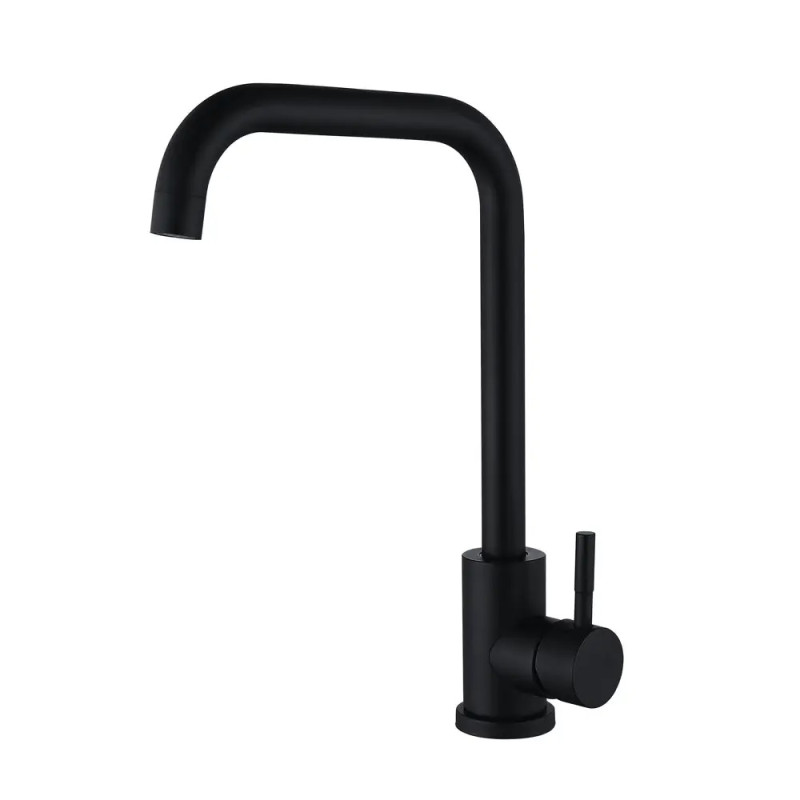 Змішувач для кухні WEZER EKO4B-01-BLACK Г-подібний