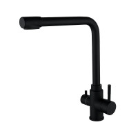 Змішувач для кухні WEZER EKO4C-01-BLACK під фільтр зворотного осмосу
