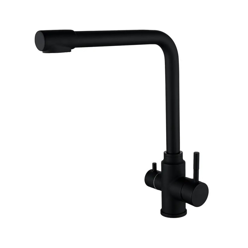 Змішувач для кухні WEZER EKO4C-01-BLACK під фільтр зворотного осмосу