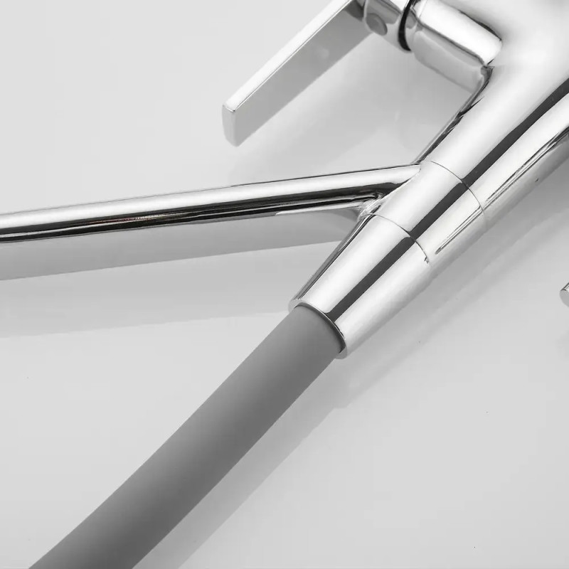 Смеситель для кухни под осмос WEZER INX4A-08, нержавеющая сталь.