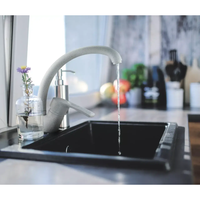 Смеситель для кухни WEZER YUB4-181-WHITE, белый