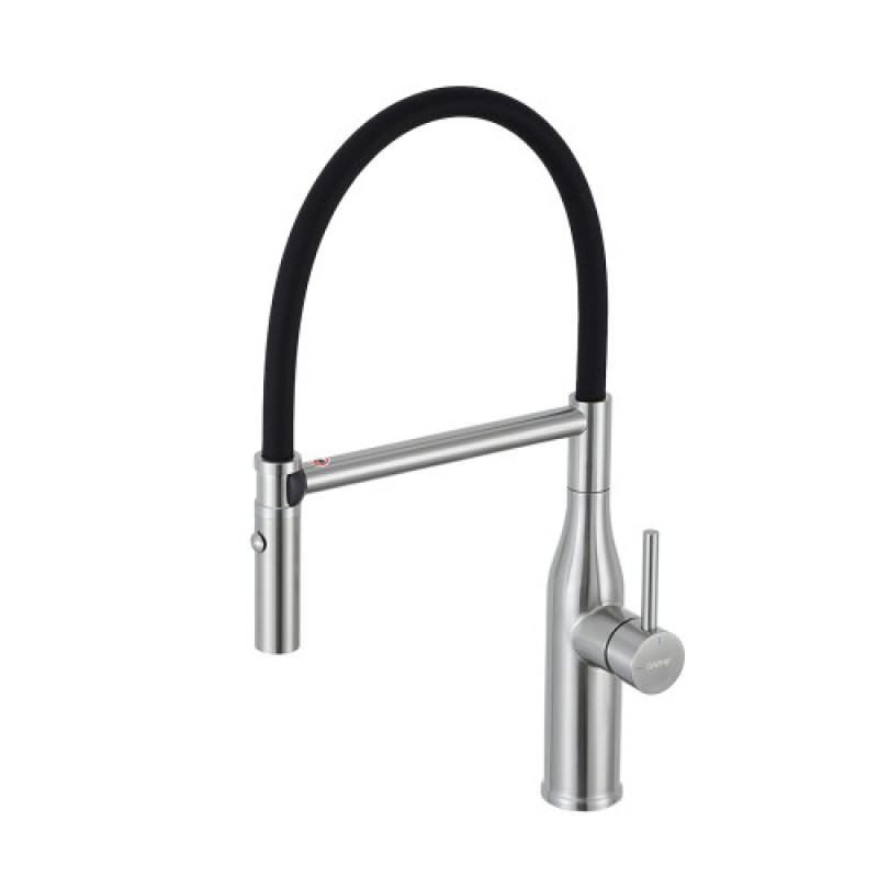 Смеситель для кухни GAPPO G4098-25 (с гибким изливом, сатин)