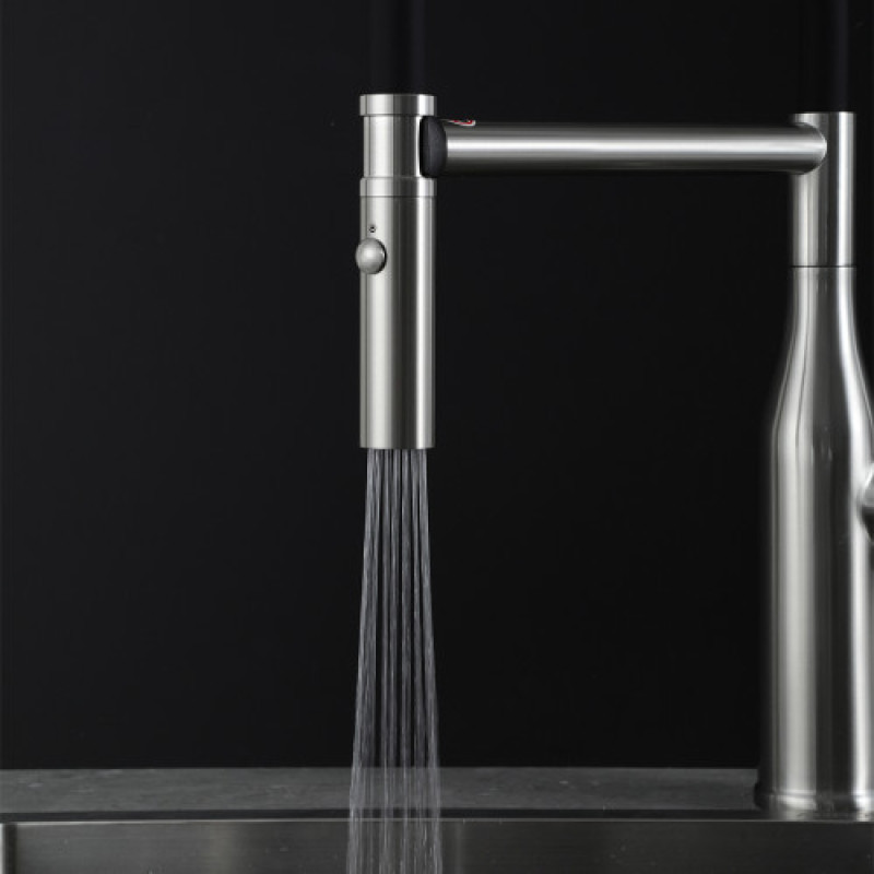 Смеситель для кухни GAPPO G4098-25 (с гибким изливом, сатин)