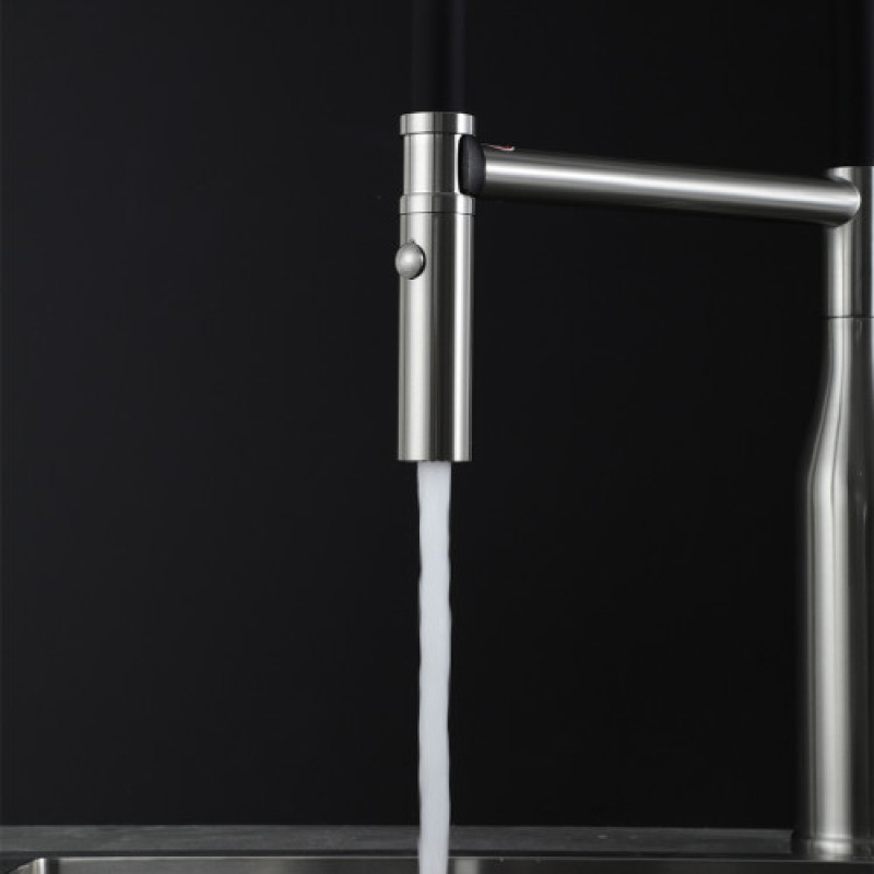 Смеситель для кухни GAPPO G4098-25 (с гибким изливом, сатин)