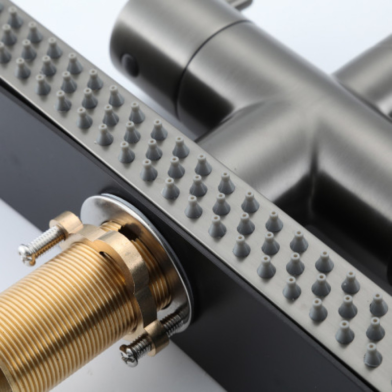 Смеситель для кухни GAPPO G4098-9 (с водопадом, gungrey)