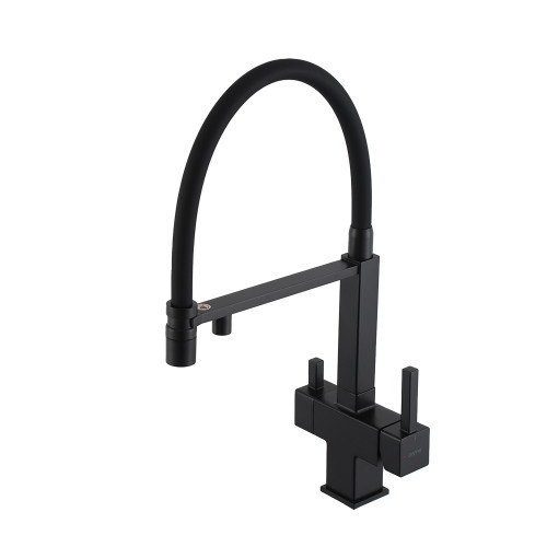 Смеситель для кухни GAPPO G4395-56 (под осмос, черный)