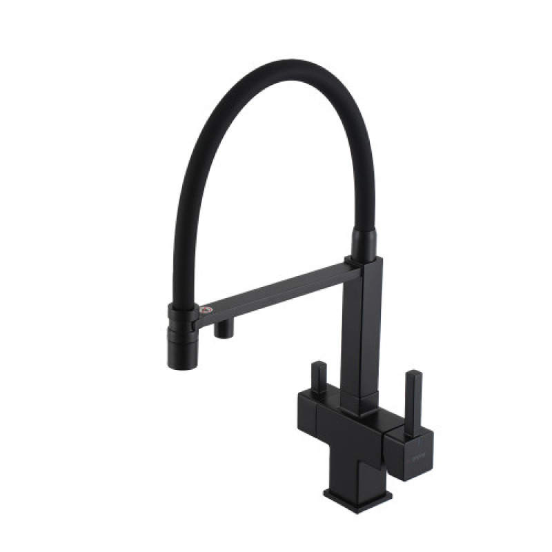 Смеситель для кухни GAPPO G4395-56 (под осмос, черный)