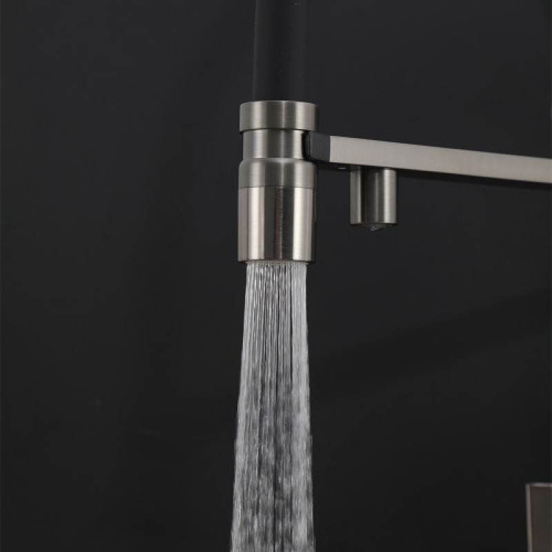 Змішувач для кухні GAPPO G4395-59  (під осмос, gungrey)