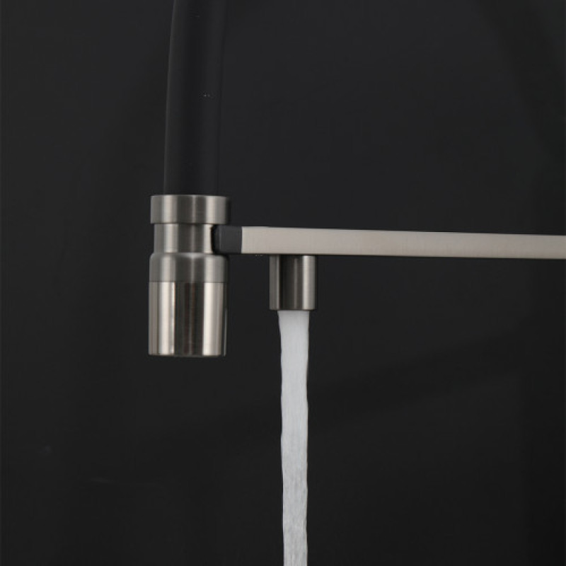 Змішувач для кухні GAPPO G4395-59  (під осмос, gungrey)