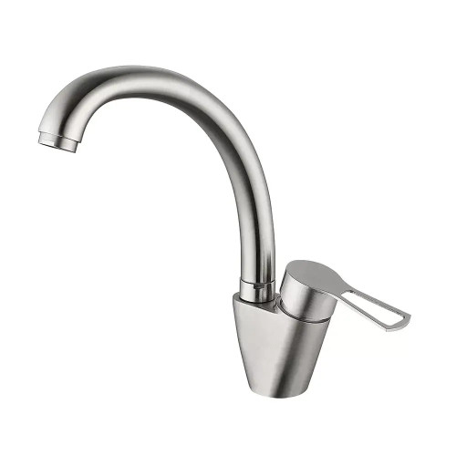 Змішувач для кухні Wezer KIT4A-16 (нержавіюча сталь, хром)