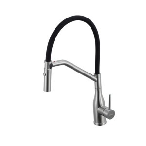 Змішувач для кухні Gappo G4098-15 (нержавіюча сталь, сатин) 