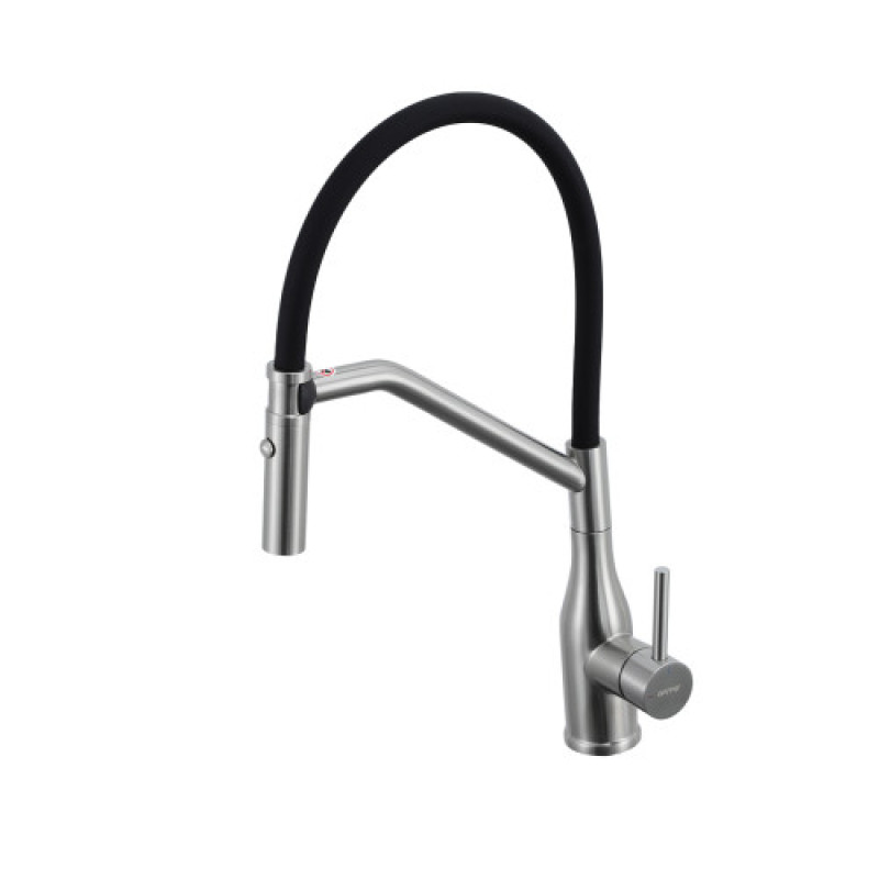 Змішувач для кухні Gappo G4098-15 (нержавіюча сталь, сатин) 