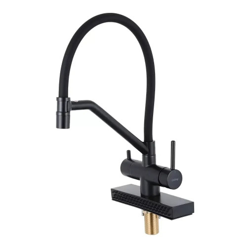 Змішувач для кухні Gappo G4098-6 (3 функції, чорний)