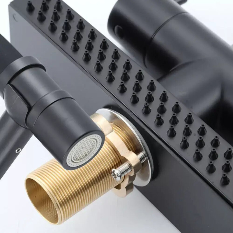 Змішувач для кухні Gappo G4098-6 (3 функції, чорний)