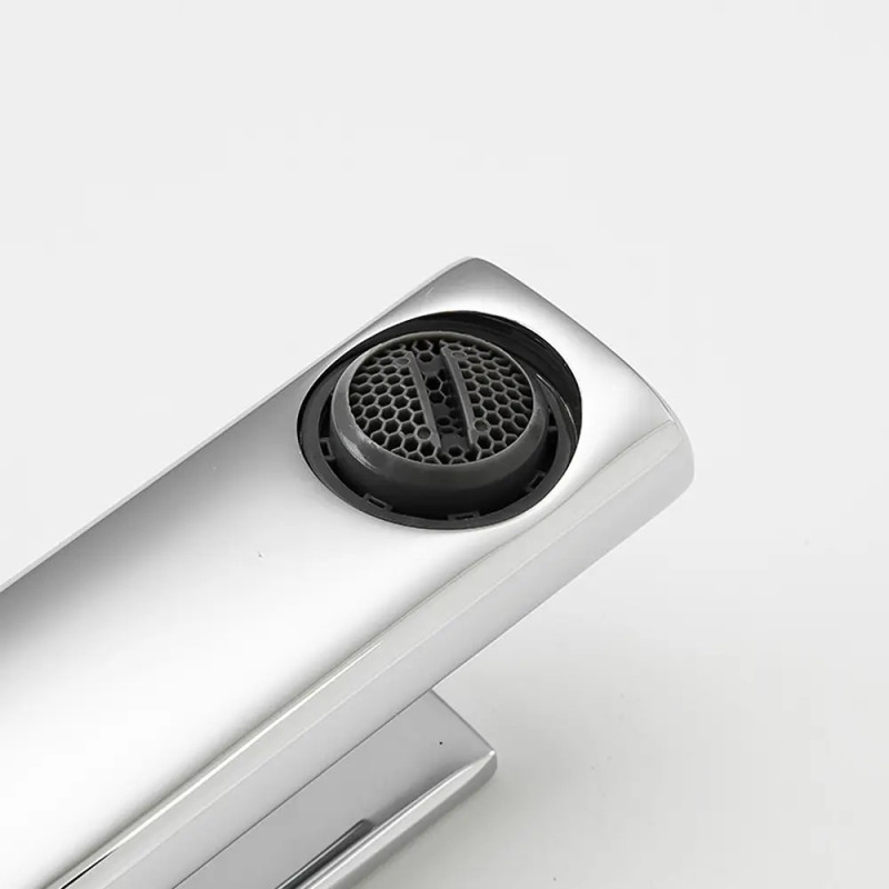 Смеситель для умывальника Frap F1067 (однорыч. литый излив, лат. корпус, Ø25, хром)