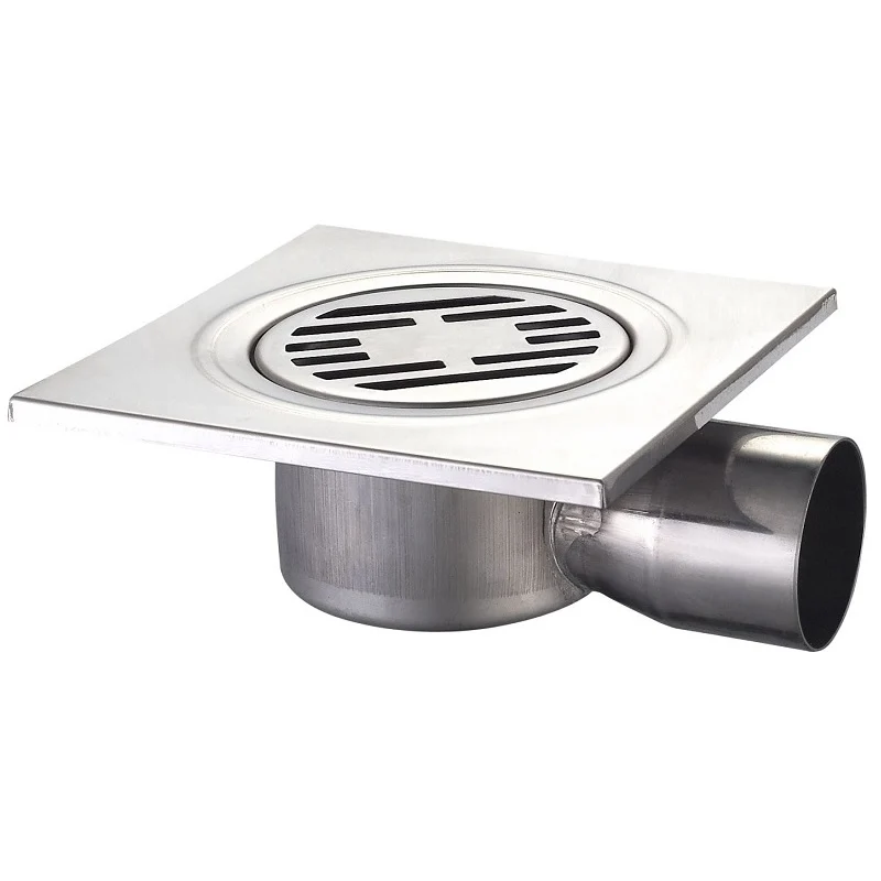 Душовий трап Champion Drain-04-15x15-90 150x150мм нержавіюча сталь 