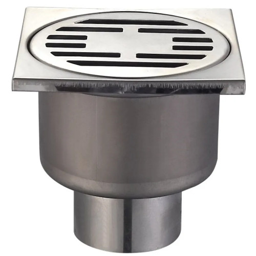 Душовий трап Mixxus Drain-01-10x10-180 SUS304 (MI3421) пряме відведення, нержавіюча сталь 