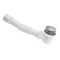 Сифон для душового піддону Zerix SD-03 1 1/2" Click-Сlack 