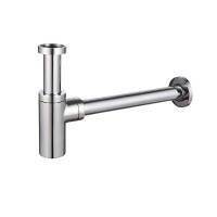 Сифон для умивальника Koer BT-01-01 1 1/4'' (KR3407) хром 